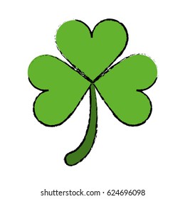 cartoon clover leafs saint patrick day ornament