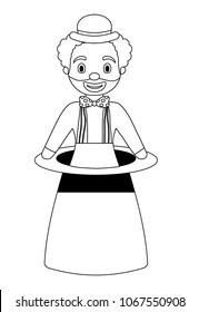 cartoon clown icon