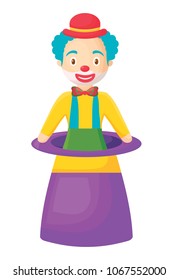 cartoon clown icon