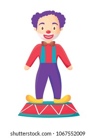 cartoon clown icon