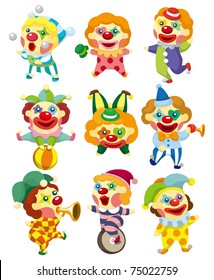 cartoon clown icon