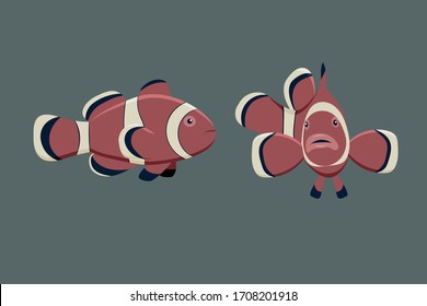 cartoon clownfish nemo for graphic design