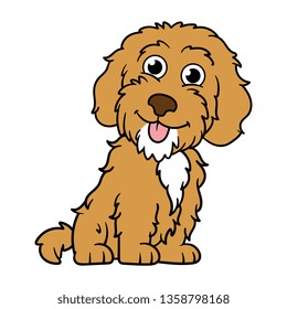 Cartoon Cockapoo Dog