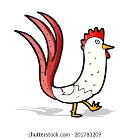 cartoon cockerel