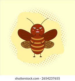 Cartoon cockroach.Vector illustration design. EPS 10.