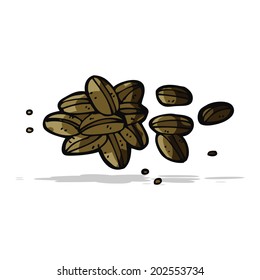 cartoon coffee beans