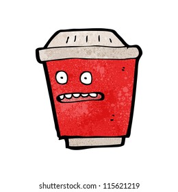 cartoon coffee cup