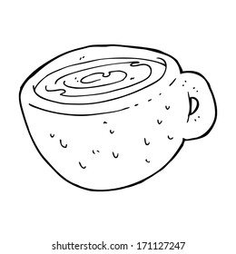 taza de café de dibujos animados
