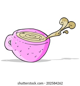 cartoon coffee cup