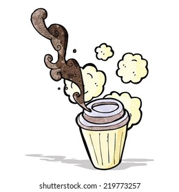 cartoon coffee cup