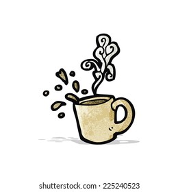 Cartoon-Kaffeebeutel