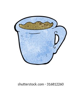 caneca de café de desenho animado