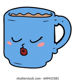 taza de café de dibujos animados