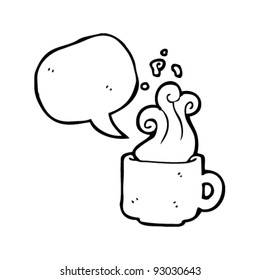 Cartoon-Kaffeebeutel