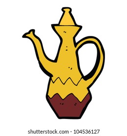 cartoon coffee pot