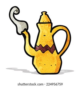 Cartoon-Kaffeekanne