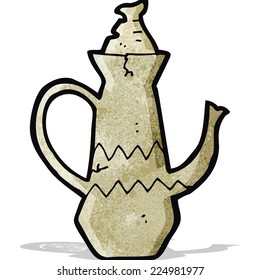 cartoon coffee pot