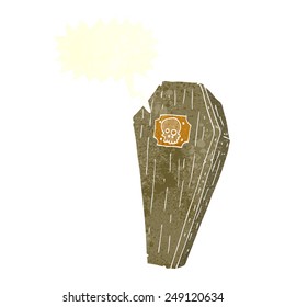 cartoon coffin