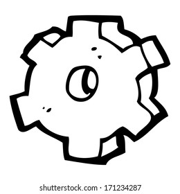 cartoon cog symbol