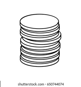 cartoon coin vector symbol icon design. Beautiful illustration isolated on white background