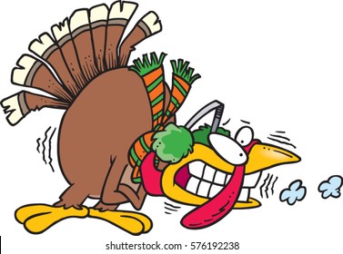 cartoon cold turkey