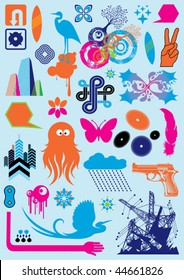 Colección de dibujos animados