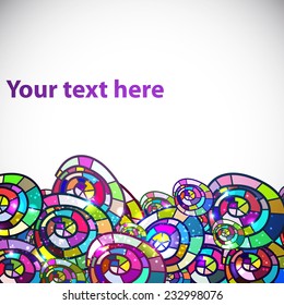 cartoon color frame for your text or presentation