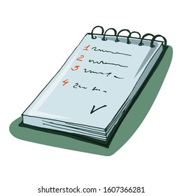 Cartoon Color Hand Drawn Notebook