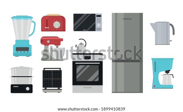 Cartoon Color Household Appliances Icon 600w 1899410839 