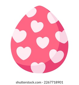 Icono de los coloridos huevos de Pascua.