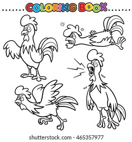 Cartoon Coloring Book - Chicken