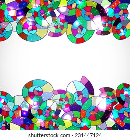 cartoon colors frame for your presentation