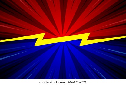 Cartoon comic background fight versus comic book colorful competition poster with halftone elements. vector illustration eps 10.