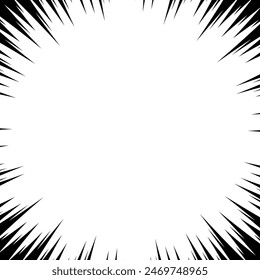 cartoon comic background style anime lines vector retro image