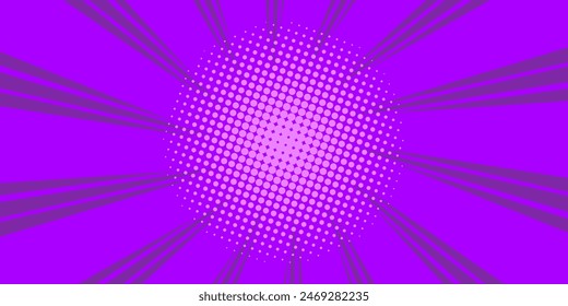 Cartoon comic backgrounds set. Comics book colorful poster with halftone elements. Retro Pop Art style.