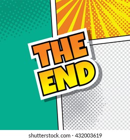 cartoon comic book template theme vector art illustration