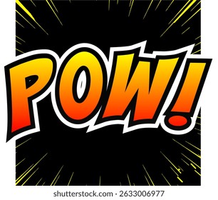 Cartoon comic sign burst clouds. Speech bubble, Pow sign expression and pop art text frames. Comics mem expressions speech, superhero book Pow label. Isolated vector symbols set
