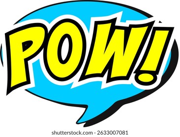 Cartoon comic sign burst clouds. Speech bubble, Pow sign expression and pop art text frames. Comics mem expressions speech, superhero book Pow label. Isolated vector symbols set