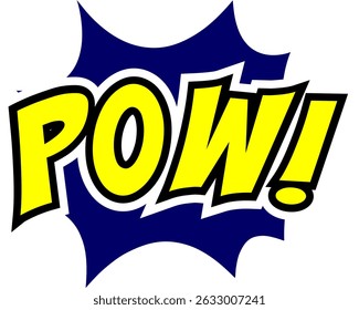 Cartoon comic sign burst clouds. Speech bubble, Pow sign expression and pop art text frames. Comics mem expressions speech, superhero book Pow label. Isolated vector symbols set