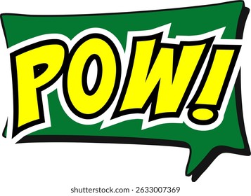 Cartoon comic sign burst clouds. Speech bubble, Pow sign expression and pop art text frames. Comics mem expressions speech, superhero book Pow label. Isolated vector symbols set