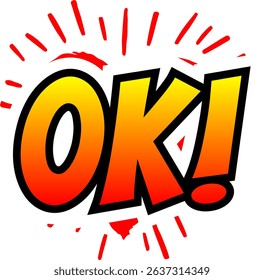Cartoon comic sign burst clouds. Speech bubble, Oke OK sign expression and pop art text frames. Comics mem expressions speech, superhero book Oke OK label. Isolated vector symbols set