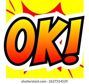 Cartoon comic sign burst clouds. Speech bubble, Oke OK sign expression and pop art text frames. Comics mem expressions speech, superhero book Oke OK label. Isolated vector symbols set