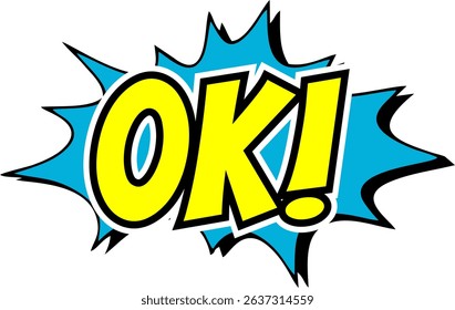 Cartoon comic sign burst clouds. Speech bubble, Oke OK sign expression and pop art text frames. Comics mem expressions speech, superhero book Oke OK label. Isolated vector symbols set
