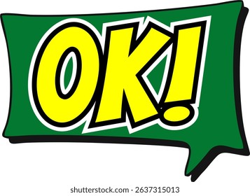 Cartoon comic sign burst clouds. Speech bubble, Oke OK sign expression and pop art text frames. Comics mem expressions speech, superhero book Oke OK label. Isolated vector symbols set