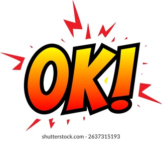 Cartoon comic sign burst clouds. Speech bubble, Oke OK sign expression and pop art text frames. Comics mem expressions speech, superhero book Oke OK label. Isolated vector symbols set