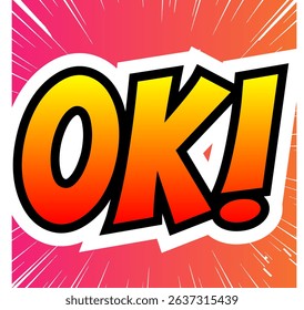 Cartoon comic sign burst clouds. Speech bubble, Oke OK sign expression and pop art text frames. Comics mem expressions speech, superhero book Oke OK label. Isolated vector symbols set