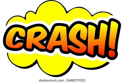 Cartoon comic sign burst clouds. Speech bubble, Crash sign expression and pop art text frames. Comics mem expressions speech, superhero book Crash label. Isolated vector symbols set