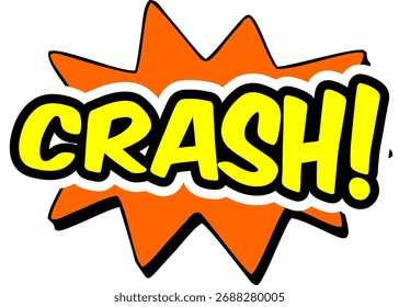 Sinal de quadrinhos de desenhos animados explode nuvens. Bolha de fala, expressão de sinal de travamento e quadros de texto pop art. Expressões em quadrinhos mem discurso, livro de super-heróis Crash label. Conjunto de símbolos vetoriais isolados