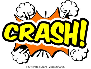 Cartoon comic sign burst clouds. Speech bubble, Crash sign expression and pop art text frames. Comics mem expressions speech, superhero book Crash label. Isolated vector symbols set