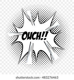 cartoon comic text pop art explosion